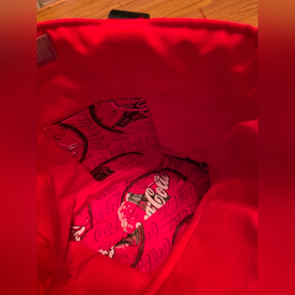 Coca Cola Red and Black Graphic Purse - Picture 4 of 5